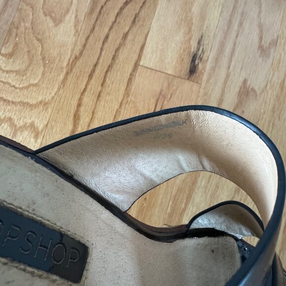Topshop Rodeo Strippy Wedge Size 6/39 - Picture 5 of 6